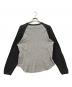 stussy (ステューシー) ラグランカットソー ブラック×グレー サイズ:S：7000円