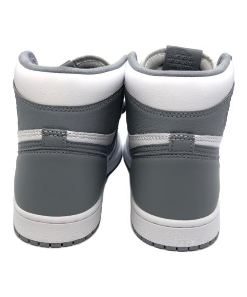 NIKE（ナイキ）NIKE (ナイキ) エアジョーダン1ハイ/ステルス グレー×ホワイト サイズ:27.5㎝の古着・服飾アイテム