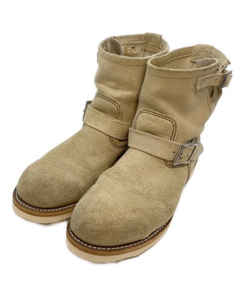 RED WING（レッドウィング）RED WING (レッドウィング) ショートエンジニアブーツ ベージュ サイズ:27の古着・服飾アイテム