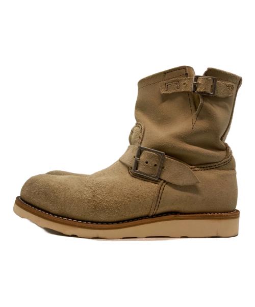 RED WING（レッドウィング）RED WING (レッドウィング) ショートエンジニアブーツ ベージュ サイズ:27の古着・服飾アイテム
