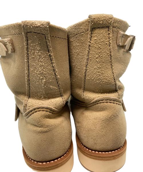 RED WING（レッドウィング）RED WING (レッドウィング) ショートエンジニアブーツ ベージュ サイズ:27の古着・服飾アイテム