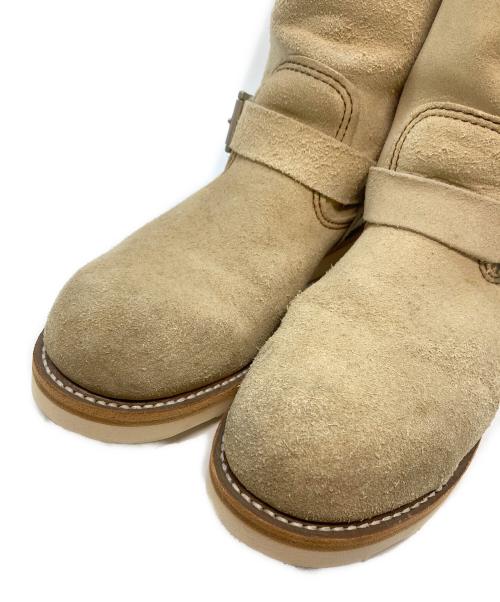RED WING（レッドウィング）RED WING (レッドウィング) ショートエンジニアブーツ ベージュ サイズ:27の古着・服飾アイテム