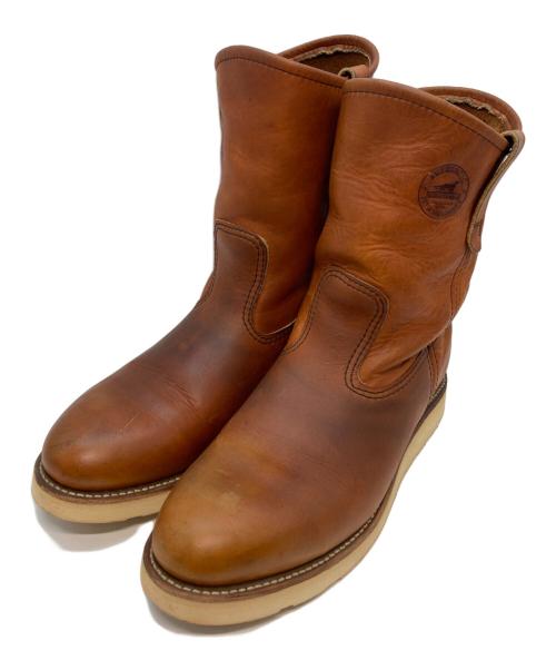 RED WING（レッドウィング）RED WING (レッドウィング) ペコスブーツ ブラウン サイズ:9Dの古着・服飾アイテム