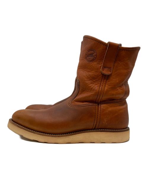 RED WING（レッドウィング）RED WING (レッドウィング) ペコスブーツ ブラウン サイズ:9Dの古着・服飾アイテム