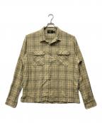 RRLダブルアールエル）の古着「ネルシャツ」｜ベージュ