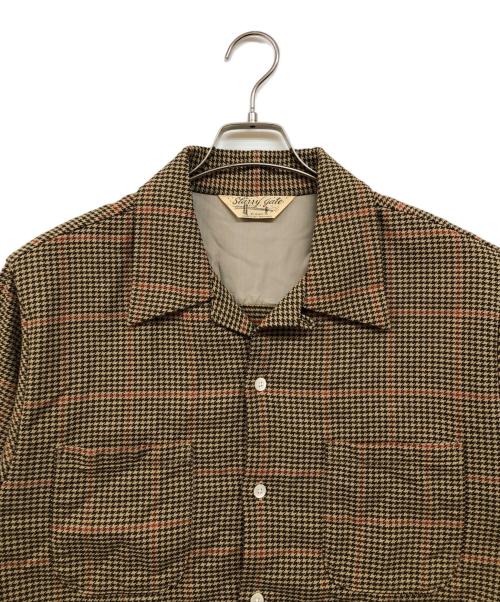 JELADO（ジェラード）JELADO (ジェラード) ハウンドトゥースシャツ ベージュ サイズ:XLの古着・服飾アイテム