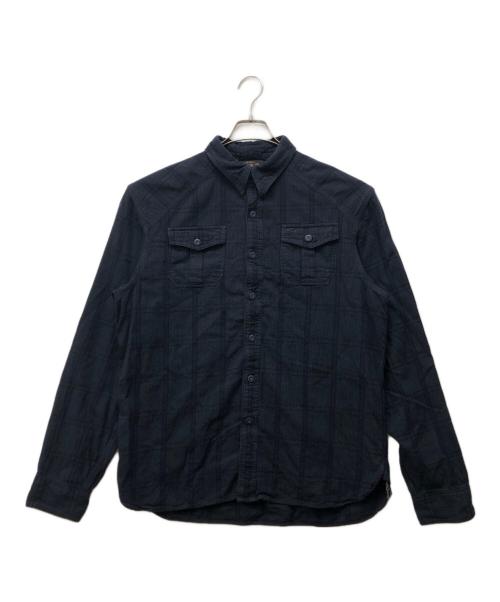 RRL（ダブルアールエル）RRL (ダブルアールエル) ワークシャツ インディゴ サイズ:Lの古着・服飾アイテム