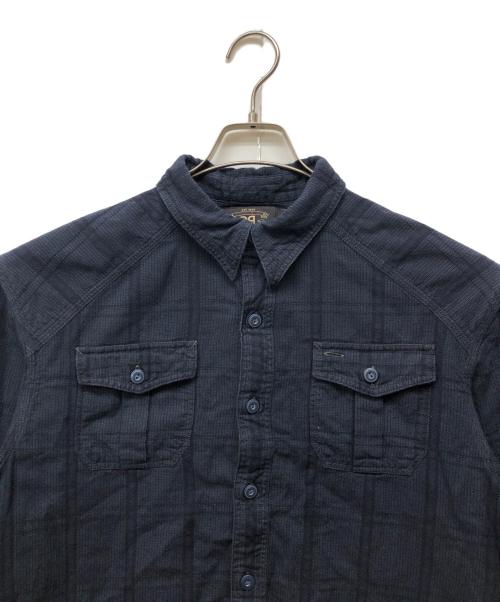 RRL（ダブルアールエル）RRL (ダブルアールエル) ワークシャツ インディゴ サイズ:Lの古着・服飾アイテム