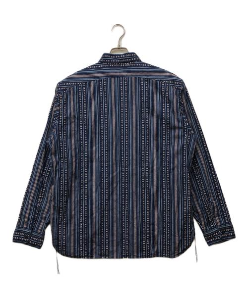 SUGAR CANE（シュガーケーン）SUGAR CANE (シュガーケーン) ネイティヴ柄シャツ ネイビー サイズ:16の古着・服飾アイテム