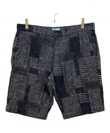 JAPAN BLUE JEANS（ジャパンブルージーンズ）の古着「刺し子ハーフパンツ」｜インディゴ
