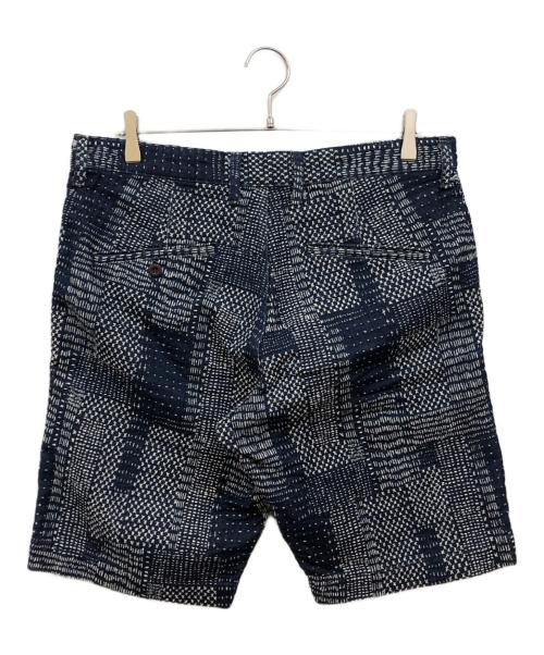 JAPAN BLUE JEANS（ジャパンブルージーンズ）JAPAN BLUE JEANS (ジャパンブルージーンズ) 刺し子ハーフパンツ インディゴ サイズ:Lの古着・服飾アイテム