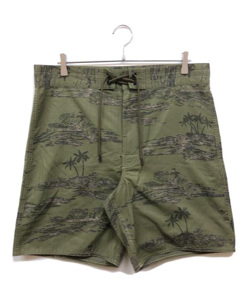 RRL（ダブルアールエル）RRL (ダブルアールエル) サーフショーツ グリーン サイズ:34の古着・服飾アイテム