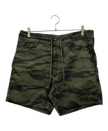 RRL（ダブルアールエル）の古着「タイガーカモサーフショーツ」｜グリーン