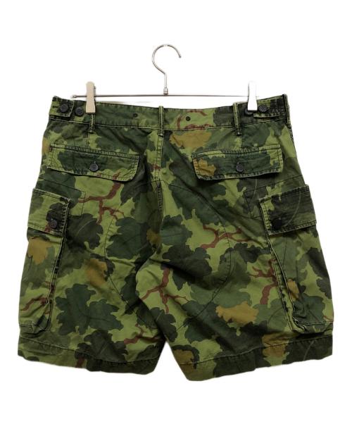 RRL（ダブルアールエル）RRL (ダブルアールエル) ミッチェルカモカーゴショーツ グリーン サイズ:34の古着・服飾アイテム