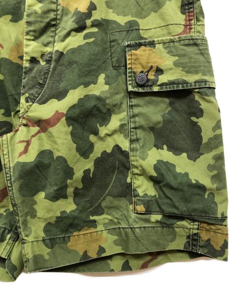 RRL（ダブルアールエル）RRL (ダブルアールエル) ミッチェルカモカーゴショーツ グリーン サイズ:34の古着・服飾アイテム