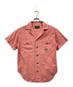 POLO COUNTRYポロカントリー）の古着「半袖シャツ」｜ピンク