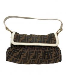 FENDI（フェンディ）の古着「フラップワンハンドルバッグ」｜ブラウン