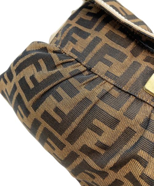 FENDI（フェンディ）FENDI (フェンディ) フラップワンハンドルバッグ ブラウンの古着・服飾アイテム