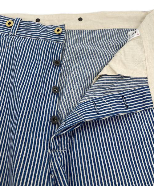 WAREHOUSE（ウエアハウス）WAREHOUSE (ウエアハウス) Lot 1234 ヒッコリーパンツ インディゴ サイズ:32の古着・服飾アイテム