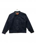 SUGAR CANEシュガーケーン）の古着「14oz. BLUE DENIM BLOUSE “S1945” MODEL」｜インディゴ