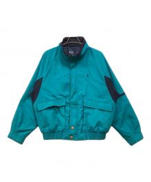 POLO RALPH LAUREN（ポロ・ラルフローレン）の古着「スタンドカラーブルゾン」｜グリーン