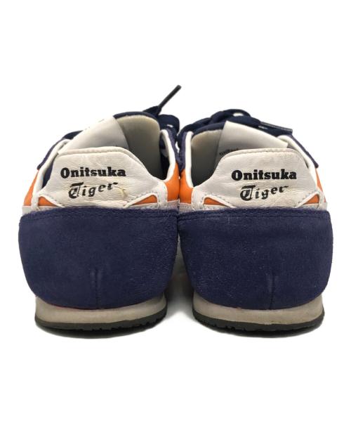 Onitsuka Tiger（オニツカタイガー）Onitsuka Tiger (オニツカタイガー) SERRANO ネイビー×オレンジ サイズ:23.5㎝の古着・服飾アイテム