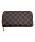 LOUIS VUITTON（ルイ ヴィトン）の古着「ダミエ ジッピー ウォレット」｜ブラウン