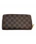 LOUIS VUITTON (ルイ ヴィトン) ダミエ ジッピー ウォレット ブラウン：30000円