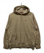 SUPREMEシュプリーム）の古着「Small Box Logo Hooded Sweatshirt」｜ベージュ