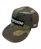 New Era×SUPREMEニューエラ×シュプリーム）の古着「24ss MLB Teams Box Logo New Era」｜カーキ