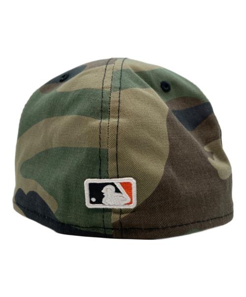 New Era（ニューエラ）New Era (ニューエラ) Supreme (シュプリーム) 24ss MLB Teams Box Logo New Era カーキ サイズ:7 3/4の古着・服飾アイテム