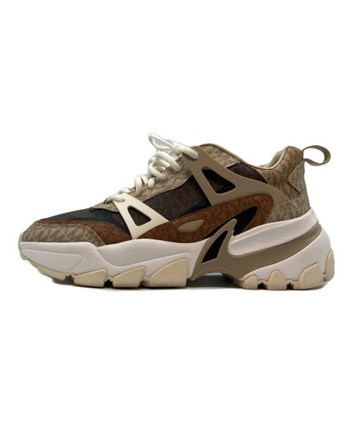 MICHAEL KORS（マイケル・コース）MICHAEL KORS (マイケル・コース) ローカットスニーカー ブラウン サイズ:11の古着・服飾アイテム