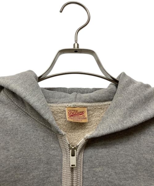 Deluxeware（デラックスウェア）DELUXEWARE (デラックスウェア) ジップパーカー グレー サイズ:XLの古着・服飾アイテム