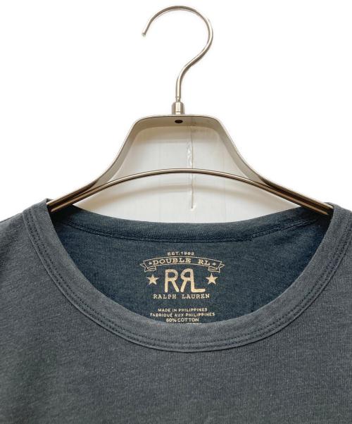 RRL（ダブルアールエル）RRL (ダブルアールエル) ロゴTシャツ グレー サイズ:Lの古着・服飾アイテム