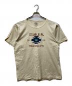 RRLダブルアールエル）の古着「ネイティヴ柄ロゴTシャツ」｜ホワイト