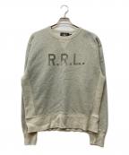 RRLダブルアールエル）の古着「ロゴフリーススウェットシャツ」｜グレー
