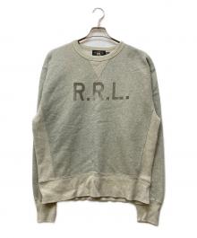 RRL（ダブルアールエル）の古着「ロゴフリーススウェットシャツ」｜グレー