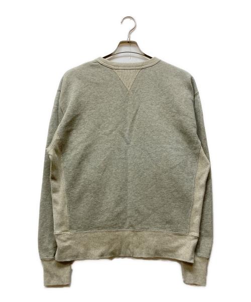 RRL（ダブルアールエル）RRL (ダブルアールエル) ロゴフリーススウェットシャツ グレー サイズ:Lの古着・服飾アイテム