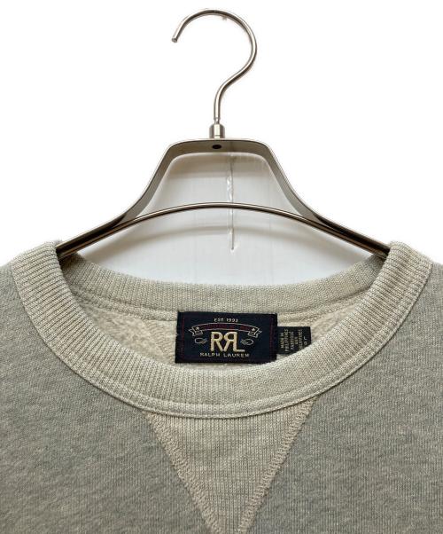 RRL（ダブルアールエル）RRL (ダブルアールエル) ロゴフリーススウェットシャツ グレー サイズ:Lの古着・服飾アイテム