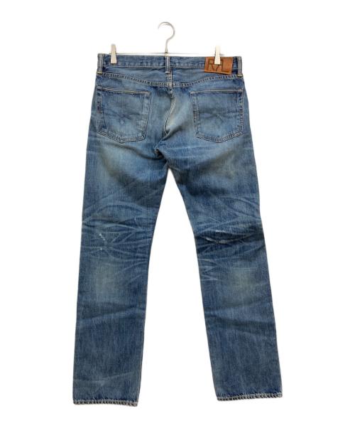 RRL（ダブルアールエル）RRL (ダブルアールエル) ダメージ加工デニムパンツ インディゴ サイズ:32×32の古着・服飾アイテム