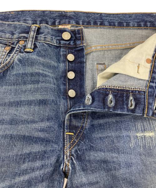 RRL（ダブルアールエル）RRL (ダブルアールエル) ダメージ加工デニムパンツ インディゴ サイズ:32×32の古着・服飾アイテム