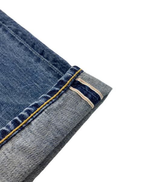 RRL（ダブルアールエル）RRL (ダブルアールエル) ダメージ加工デニムパンツ インディゴ サイズ:32×32の古着・服飾アイテム