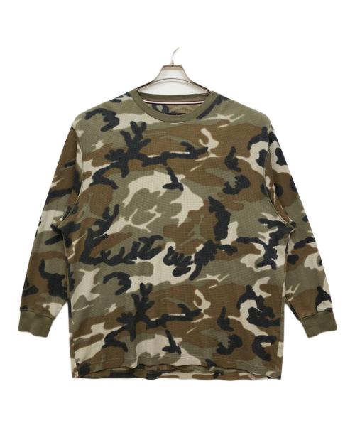 JORDAN（ジョーダン）JORDAN (ジョーダン) カモ柄サーマルカットソー カーキ サイズ:XXLの古着・服飾アイテム