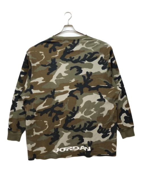 JORDAN（ジョーダン）JORDAN (ジョーダン) カモ柄サーマルカットソー カーキ サイズ:XXLの古着・服飾アイテム