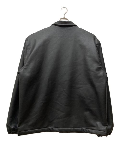 ROLLER（ローラー）ROLLER (ローラー) FAKE LEATHER COACH JACKET ブラック サイズ:Lの古着・服飾アイテム