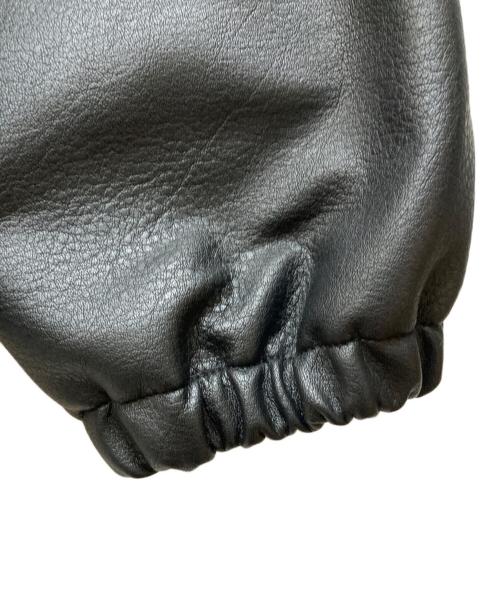 ROLLER（ローラー）ROLLER (ローラー) FAKE LEATHER COACH JACKET ブラック サイズ:Lの古着・服飾アイテム