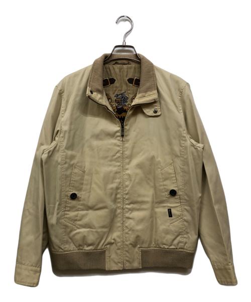 Aquascutum（アクアスキュータム）Aquascutum (アクアスキュータム) 裏刺繍スイングトップ ベージュ サイズ:36の古着・服飾アイテム