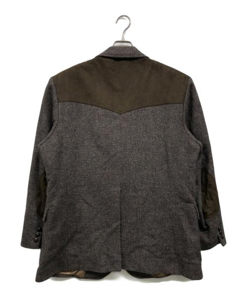 PENDLETON（ペンドルトン）PENDLETON (ペンドルトン) クルミボタンヨークツイードジャケット ブラウン サイズ:46の古着・服飾アイテム