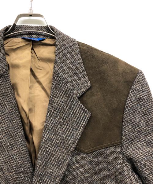PENDLETON（ペンドルトン）PENDLETON (ペンドルトン) クルミボタンヨークツイードジャケット ブラウン サイズ:46の古着・服飾アイテム