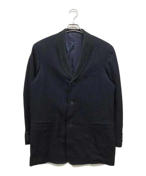 Y's for men（ワイズフォーメン）Y'S for men (ワイズフォーメン) ウールラペルコーデュロイテーラードジャケット ネイビー サイズ:Mの古着・服飾アイテム